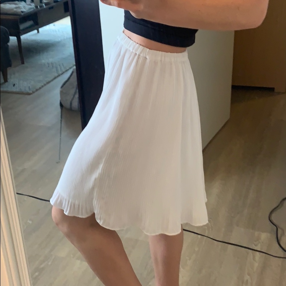 White skirt